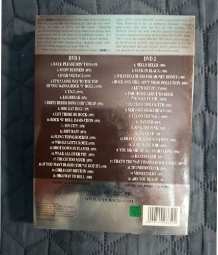 MUSIK DUBBEL DVD AC/DC FAMILY JEWELS MED SCOTT YOUNG 2005 AC DC CLASSIC ROCK
