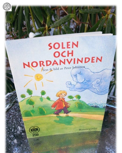 Solen och nordanvinden Kronbok BonnierCarlsen vintage 1994