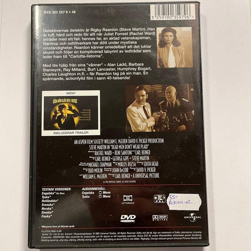 DÖDA MÄN KLÄR INTE I RUTIGT. STEVE MARTIN. DVD ACTION -02.