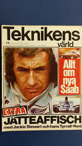 Teknikens Värld nr 18 1973: Datsun 180, Opel Kadett, beg VW 1500, Saab 99 CC