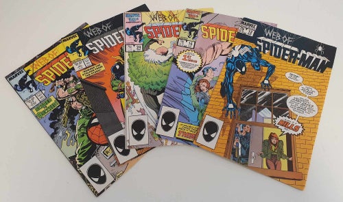 Web of Spider-Man 1986-1987 x 5 / Cirka FN/VF