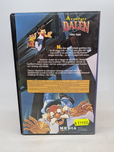 Äventyrs Dalen - Nära ögat - Svenskt tal - VHS