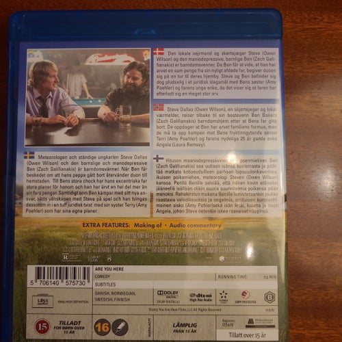 Are You Here - Owen Wilson - Amy Poehler - Bluray