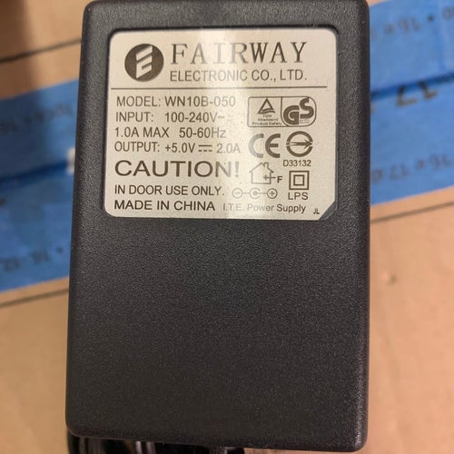 Fairway Electronic WN10B-050 nätadapter 5V DC 2A strömadapter