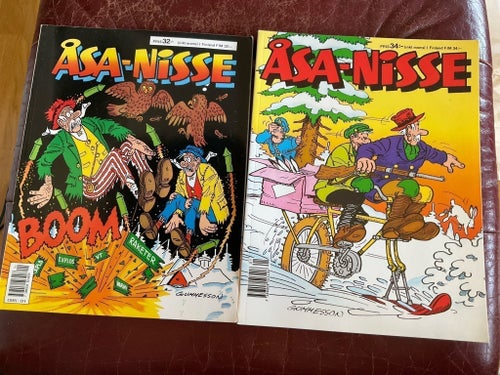 Åsa-Nisse julalbum 1989 och 1990