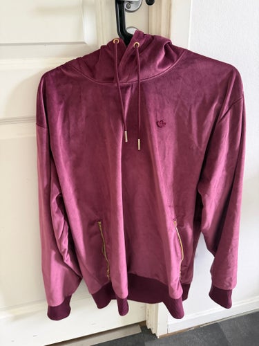 Adidas mörkröda hoodie