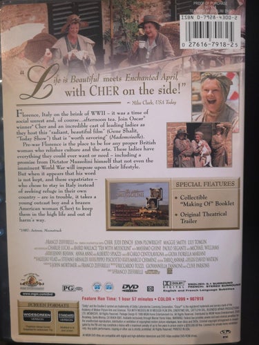 Tea with Mussolini (1999) Franco Zeffirelli med Cher, Judi Dench, Joan Plowright