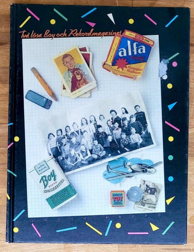 Bok Två lösa Boy och Rekordmagasinet Nostalgi 40-50-talet Historia