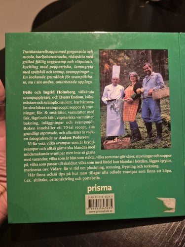 Svampkokboken av Pelle Holmberg, Ingrid Holmberg och Dieter Endom