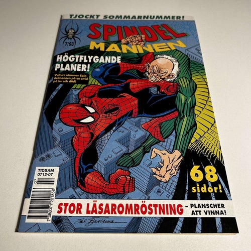 Spindelmannen nr 7 1993, toppex! NM