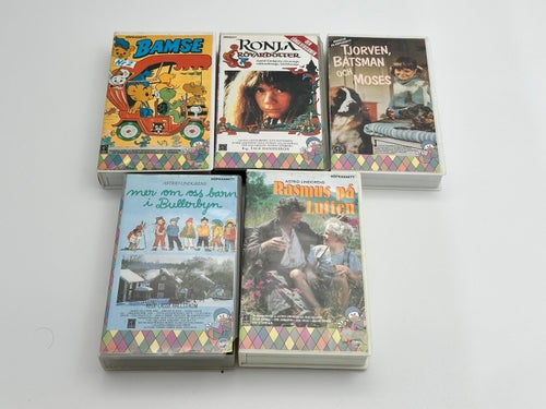 Filmpaket Transfer Familjefilm - VHS