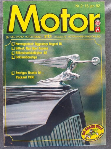 Motor 2 1982: Opel Ascona 1,6, Renault Trafic, Fiat Ritmo 105 TC, Packard 1938