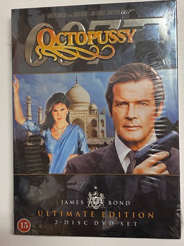 DVD Octopussy James Bond Ultimate Edition 2 disc INPLASTAD
