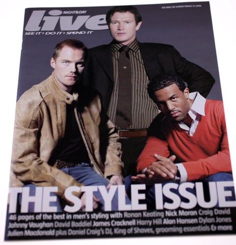 Mail on Sunday 'Night & Day / Live' March 12th 2006-Ronan Keating-Weight 166g