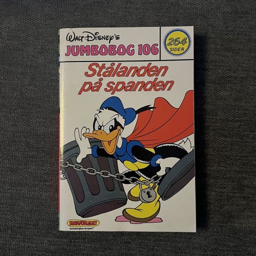 Jumbobog 106: Stålanden på spanden - Danske version av Kalle Ankas pocket