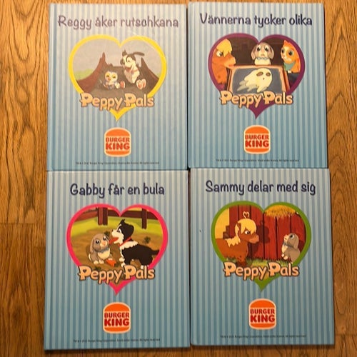 Peppy Pals - Reggy åker rutschkana, Vännerna tycker olika, Gabby får en bula,
