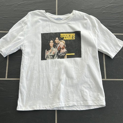 vit t-shirt Charlies Angels