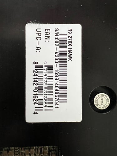 MSI R9 270X HAWK Grafikkort