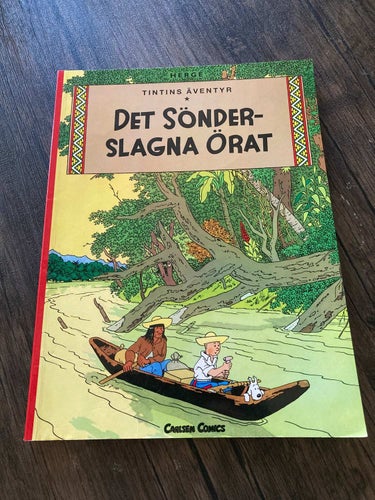 Det sönderslagna örat - Tintins äventyr - Hergé