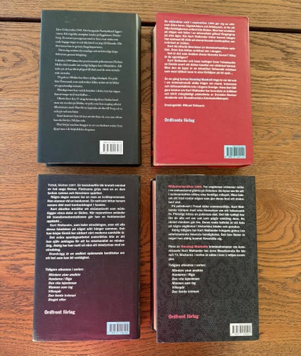Mankell Den femte kvinnan & Brandvägg & Steget efter & Danslärarens återkomst