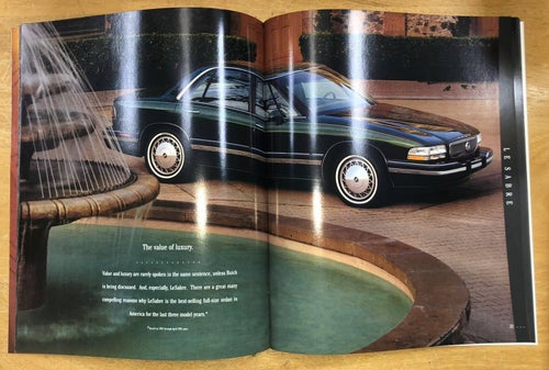 Försäljningsbroschyr Buick 1995
