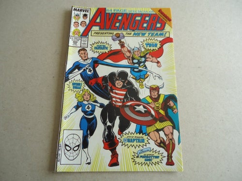 OLÄST EX 1989 AVENGERS 300 Giant-Size KANG Inferno