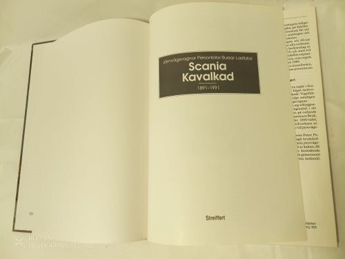 SCANIA Kavalkad 1891-1991, Järnvägsvagnar, bussar lastbilar m.m