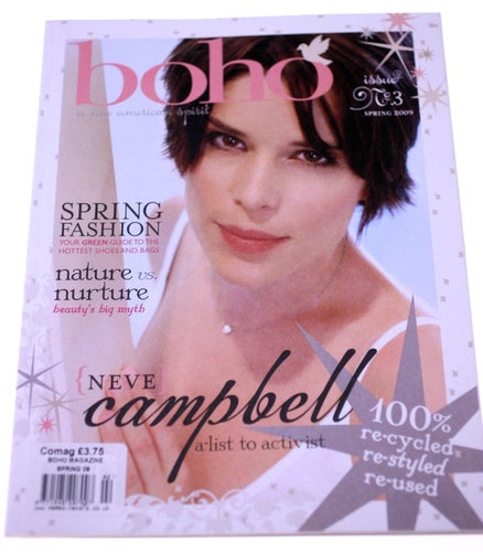 BOHO magazine-English issue-No.3-Volume 2-Spring 2009-Neve Campbell-Weight 274g