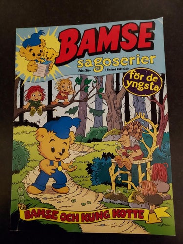 BAMSE Sagoserier Kung Kotte EGMONT Mått: 21 cm x 28 cm
