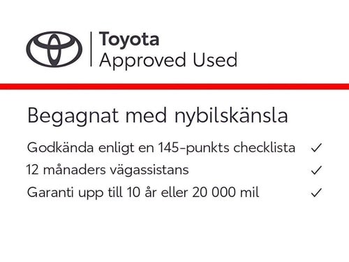 Toyota Yaris Hybrid 1,5 5D STYLE SÄKERHETSPAKET -