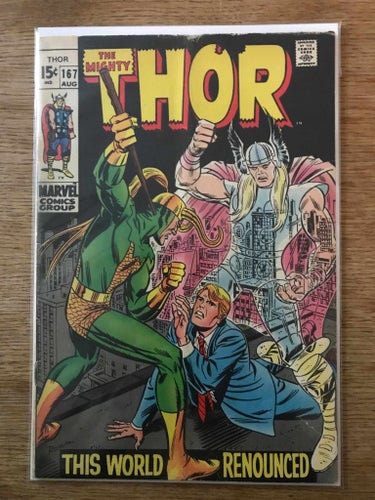 Thor (1962 Marvel 1st Series Journey Into Mystery) #167