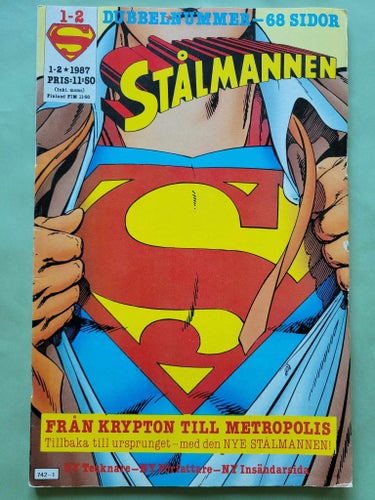 Stålmannen nr 1-2 från 1987