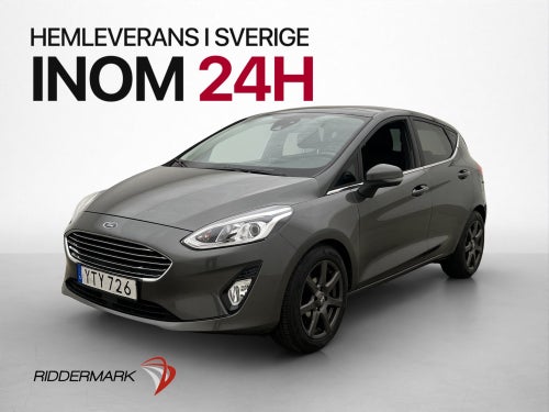 Ford Fiesta EcoBoost 100hk Titanium Panorama CarPlay Navi