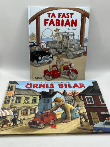 Böcker - Ta fast Fabian och Örnis bilar av Jan Lööf