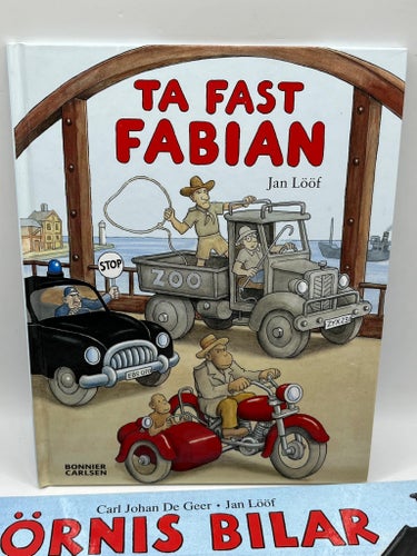 Böcker - Ta fast Fabian och Örnis bilar av Jan Lööf