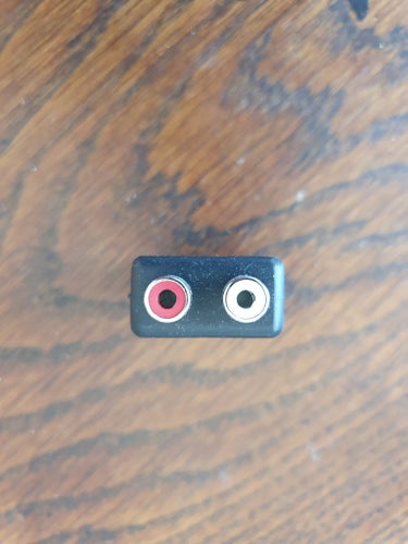 Adapter RCA-kontakt till liten Tele (3.5mm)