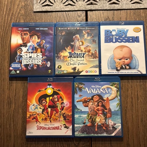 Blu-ray-filmer: Spies in Disguise, Asterix: The Secret of the Magic Potion,