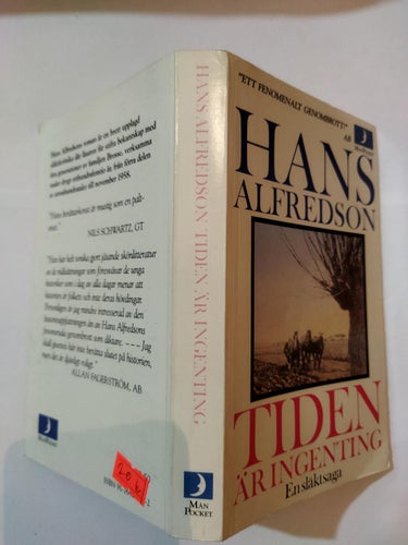 Tiden är ingenting en släktsaga av Hans Alfredson. bok, pocket. Fine