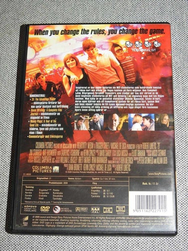 21 DVD Jim Sturgess Kate Bosworth Kevin Spacey Laurence Fishburne Actionfilm
