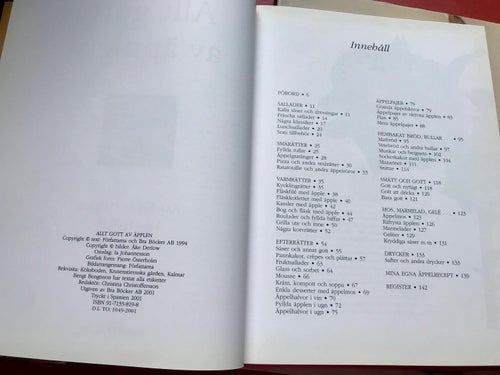 ALLT GOTT AV ÄPPLEN Ann-Kristin Hallgren + MER ÄN BARA ÄPPELKAKA Claes Karlsson