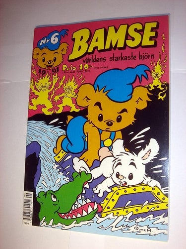 BAMSE 1991 6 (svensk) NY OLÄST