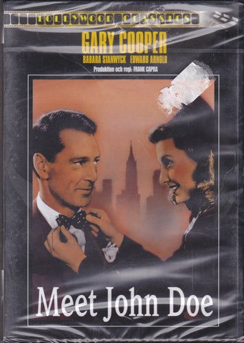 DVD / Meet John Doe / Hollywood Classics / Gary Cooper / Ny & Inplastad