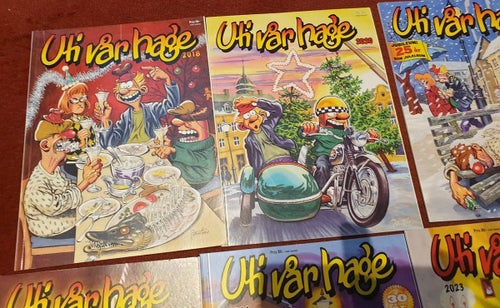 Uti vår hage x 7 julalbum 2018-2024. Åt nyskick på samtliga!!! =) KOMPLETT