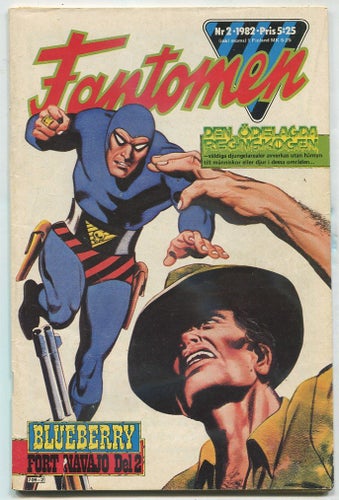 Fantomen 1982 nr 2 Leo Gwenn -Varelsen i djupet , Blueberry