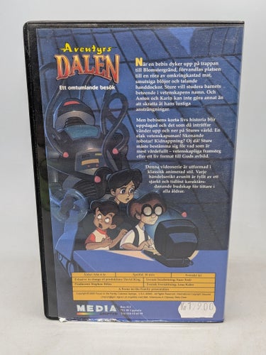 Äventyrs Dalen - Ett omtumlande besök - Svenskt tal - VHS