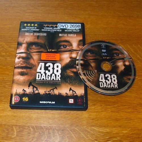 438 dagar (2013) - DVD - SVENSK FILM - Gustaf Skarsgård