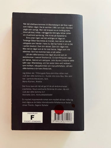 Bokpaket, John Ajvide Lindqvist