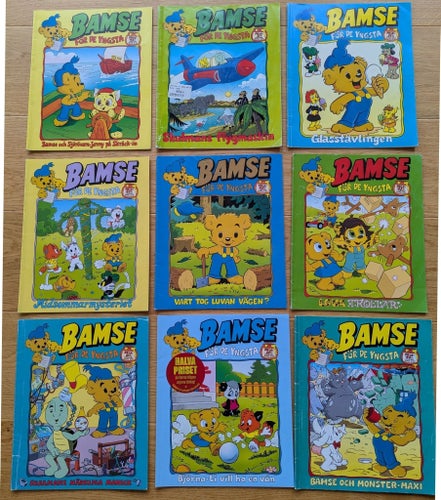 9st Bamse för de yngsta