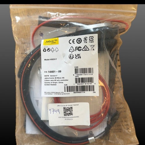Jabra Evolve 40 Headset med 3.5mm och USB-anslutning