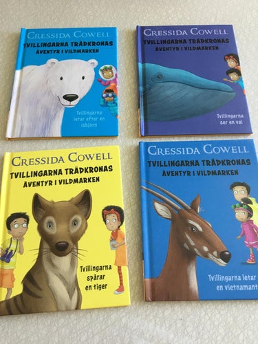 Cressida Cowell 4 böcker Nya
